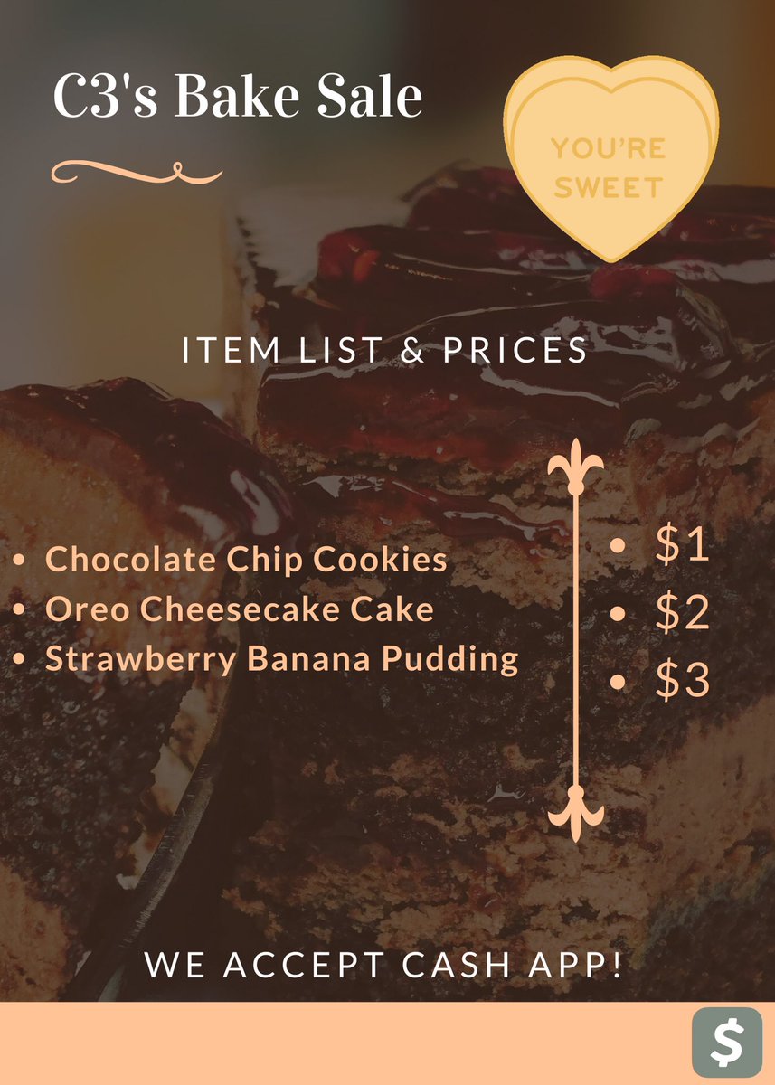 cmu__c3's tweet image. After midterms you should definitely TREAT yourself ! 🍰🍭🧁🍪🍪 We are having a bake sale right after break ! Please come out and enjoy your favorite sweets on MARCH 19th ! 🥳🥳🥳