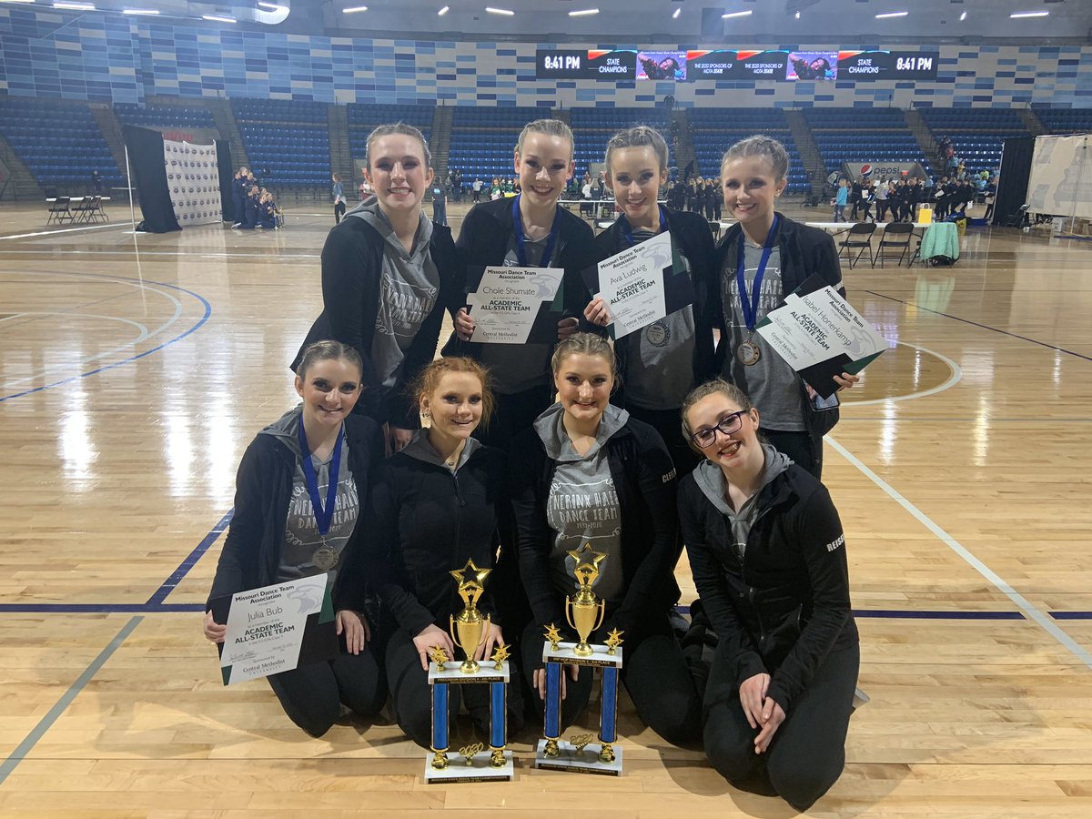 nerinxdance's tweet photo. NHDT had a great way to end the season, placing 3rd in hip hop and 4th in jazz at the Missouri State Dance Competition! #gomarkers https://t.co/9pG5wL2Enn