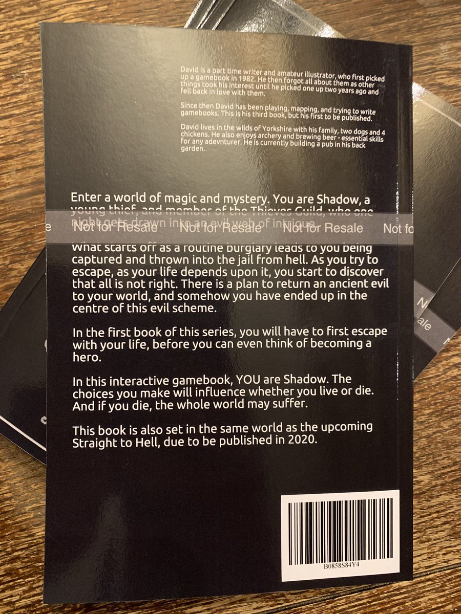 BGamebooks's tweet photo. First proof copies of Jailbreak have arrived - very happy #ShadowThief #Jailbreak #Hellscape https://t.co/sAPwDry0QR