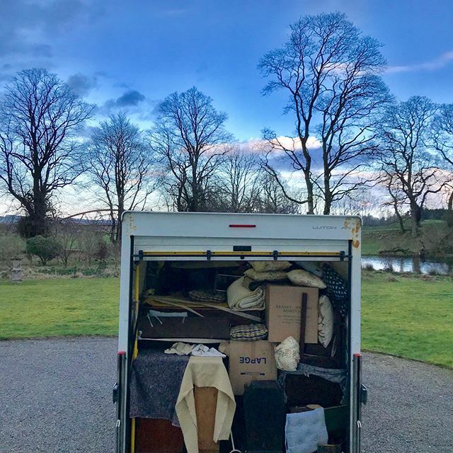 LeslieBaggott's tweet photo. So it begins, the first load of furniture packed and ready for the move. Customers are very welcome this week at the shop, we will be packing but there are still some great bargains to be had. Our new premises at The Keepers House is still a few weeks aw… https://t.co/Oyce0zzQGe https://t.co/qWqQFx9Ips