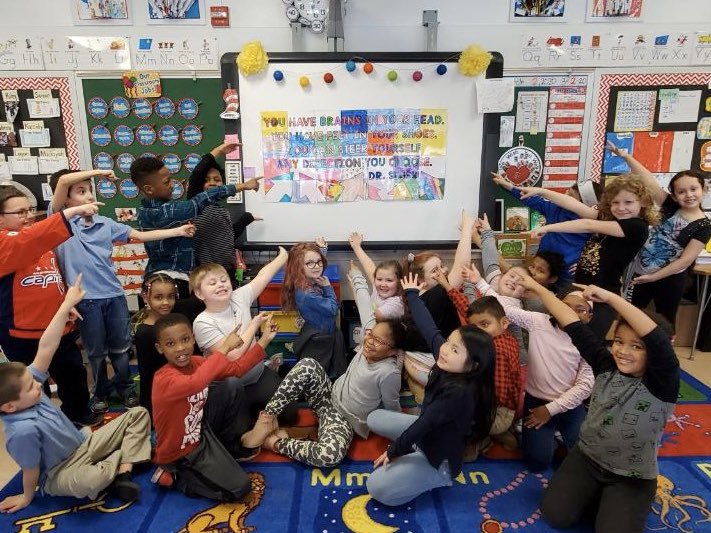 We are all unique puzzle pieces, but together we are one family! Poster made by Mrs. Riscigno’s 2nd grade class. “You have brains in your head. You have feet in your shoes. You can steer yourself any direction you choose.”-Dr. Seuss ❤️ <a href="/chasebcps/">Chase Elementary</a>