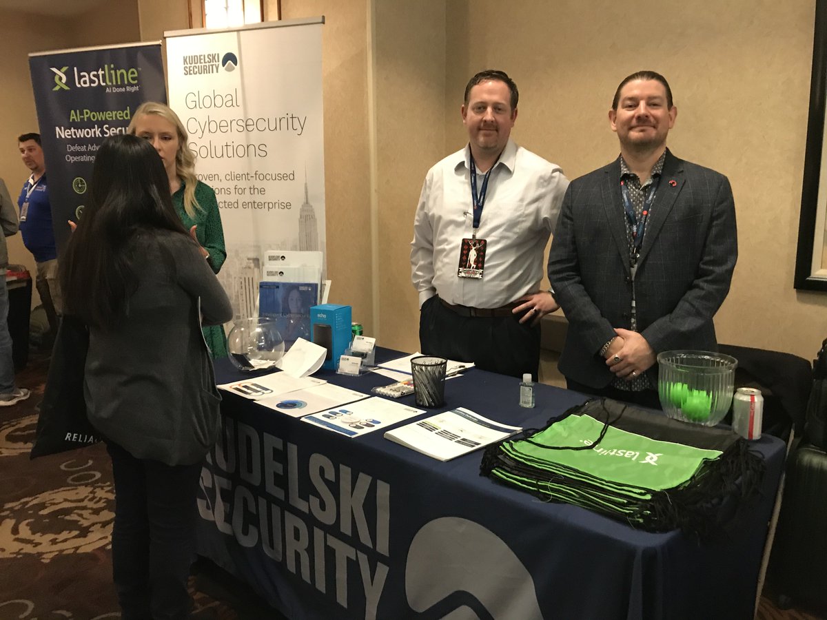KudelskiSec's tweet photo. Thanks to everyone at @BSidesTampa whom we met at our booth and saw @nathanhamiel speak. We look forward to the next event! #IntelligentCybersecurity #cybersecurity https://t.co/D9aS61pJfU