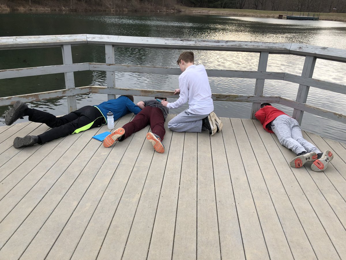 acunningham2516's tweet photo. Collecting data to determine the health of the watershed at Hashawha.  #ODSchangetheworld https://t.co/xUDU7zJnak