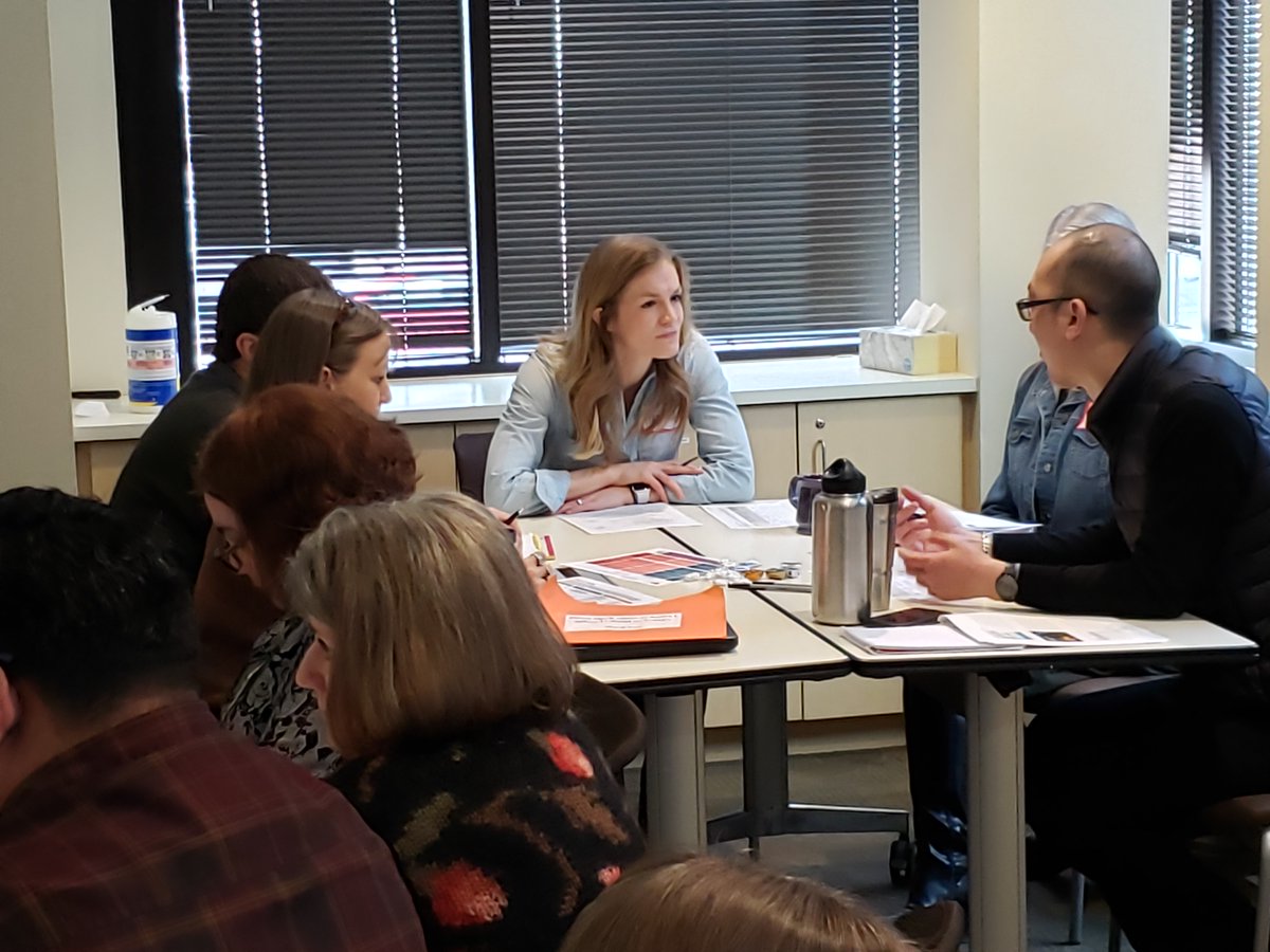 WilderFdtn's tweet photo. Wilder Research's data-informed decision making training for @WilderFdtn staff is teaching how to use data in day-to-day work to improve programs and services, and achieve better outcomes. Contact Wilder Research to learn how we can help you #MakeDataWork: https://t.co/0E7FQl9e1K https://t.co/IQamB05MGc