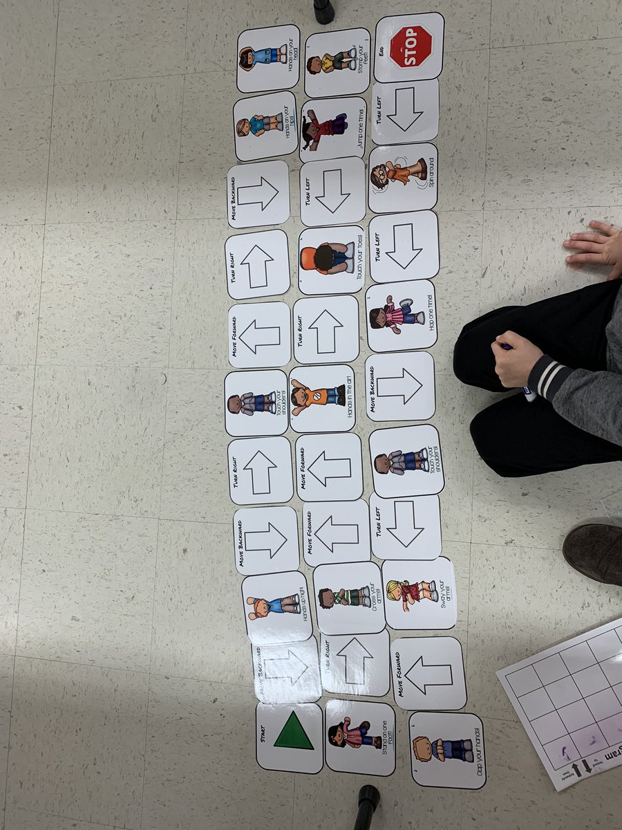 2nd grade coding with Bee Bots today <a href="/ALG_LCPS/">Algonkian Elementary</a>
