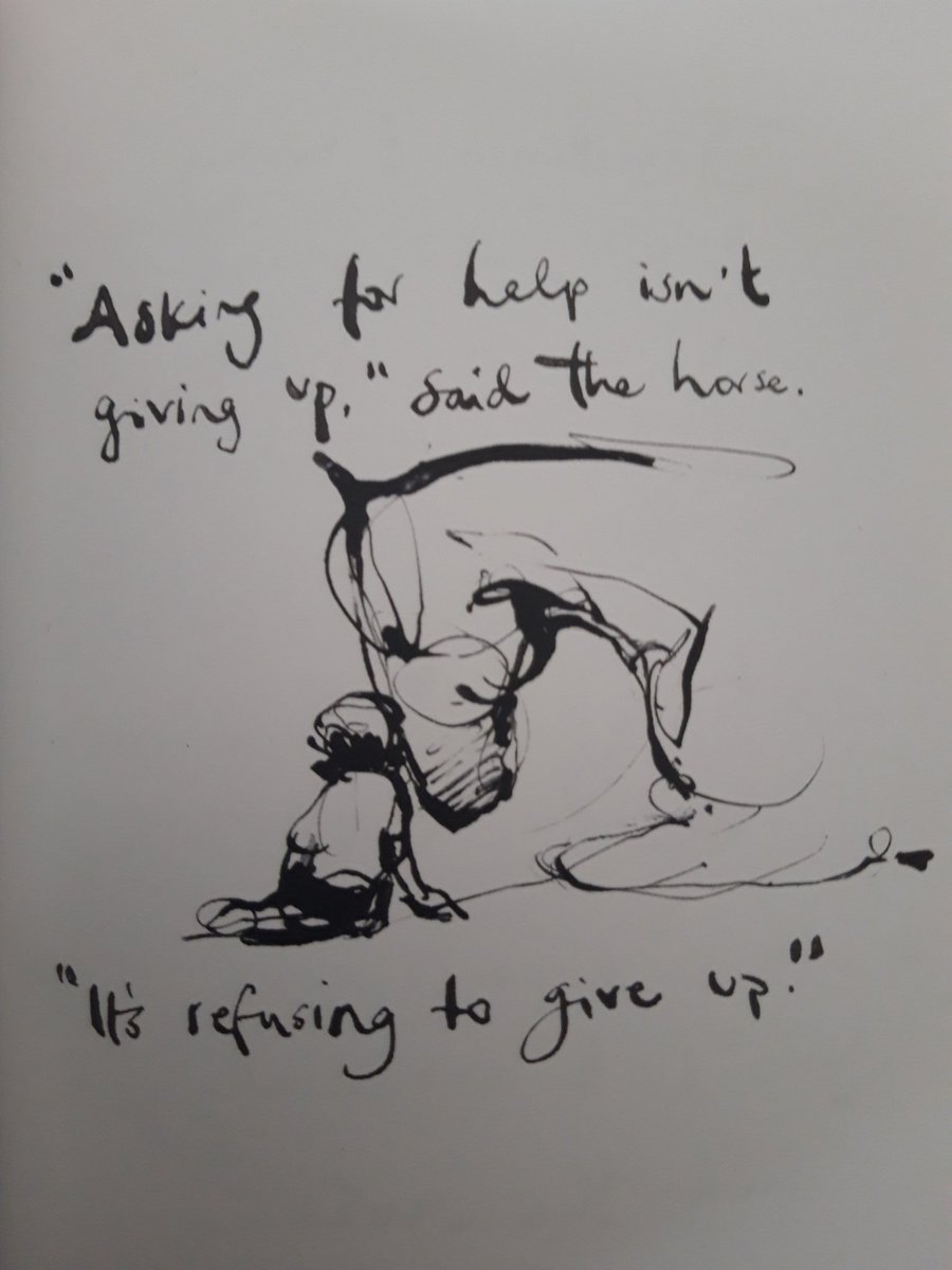 Powerful little book <a href="/charliemackesy/">charlie mackesy</a> 'The Boy, the mole, the fox and the horse' #design #designeducation #creativeireland #fear #brave #dreams #imagine #resilience #ideashub