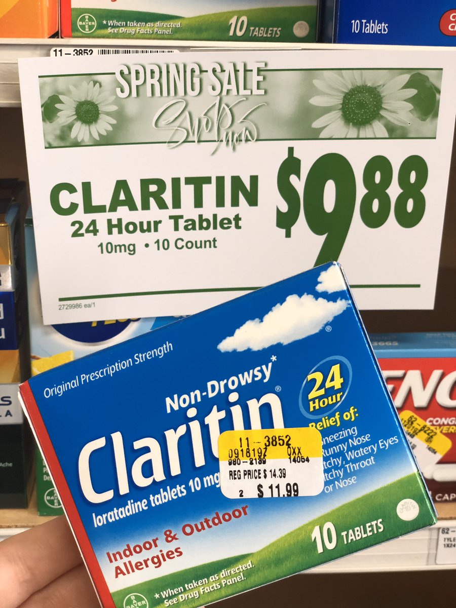 StarDiscountBC's tweet photo. Don’t let allergies get you down as we head into spring! Grab some non-drowsy Claritin for $9.88! 
#claritin #allergyrelief #spring https://t.co/QkwitW5Hi5