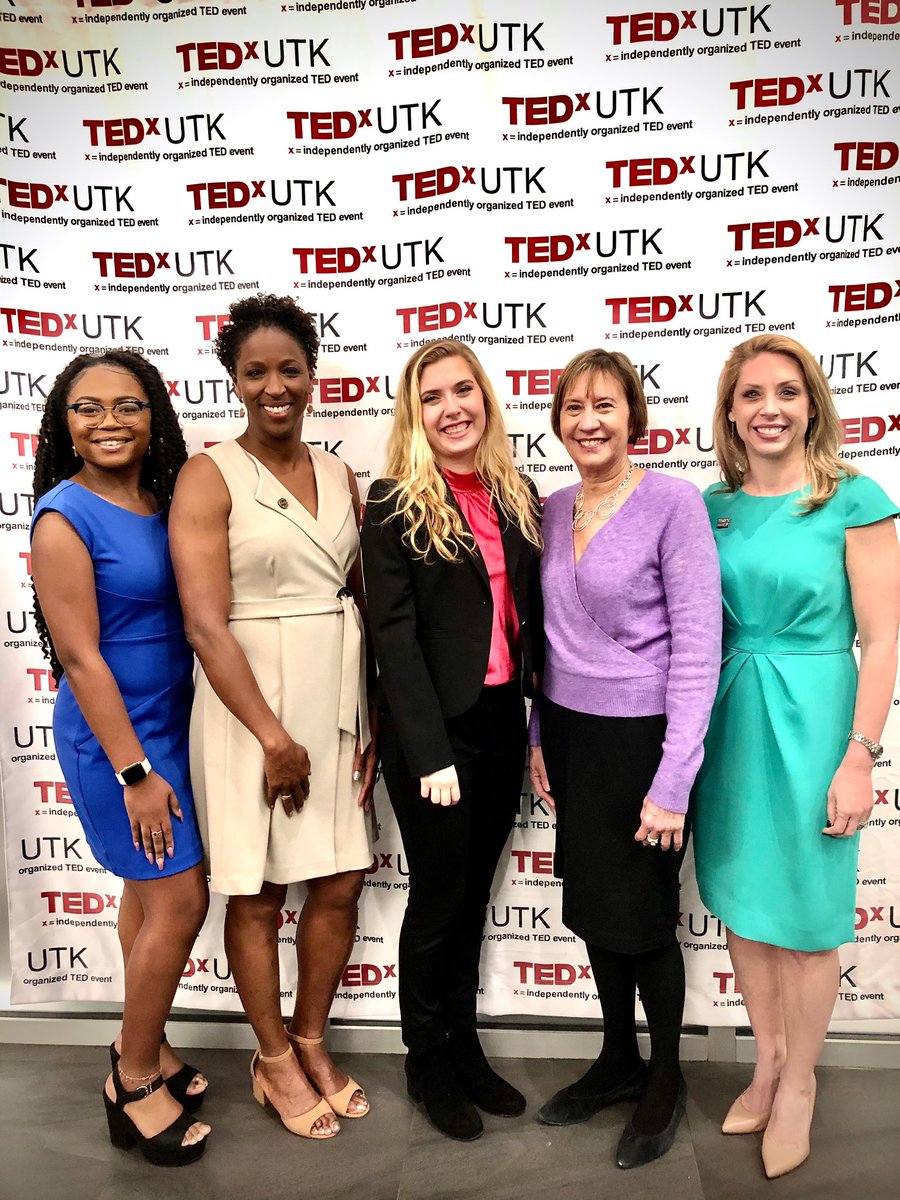TEDxUTK's tweet photo. Thank you for all who attended TEDxUTK 2020: Opening the Door! We hope you enjoyed hearing from our four amazing speakers who have opened the door in some way in their lives, and we hope you feel inspired to do so as well! We would also like to thank our emcee! #TedxUTK https://t.co/gZ6mgDJMxS