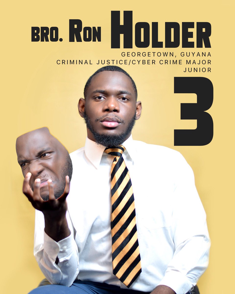 Introducing Ron Holder, a junior double major in Cybercrime and Criminal Justice. He plans to bring his dedication and interpersonal skills to the Nu Theta Chapter and ODU’s campus. We want to congratulate and welcome Bro. Holder 🤙🏾 #471 #MeetTheNuDecade