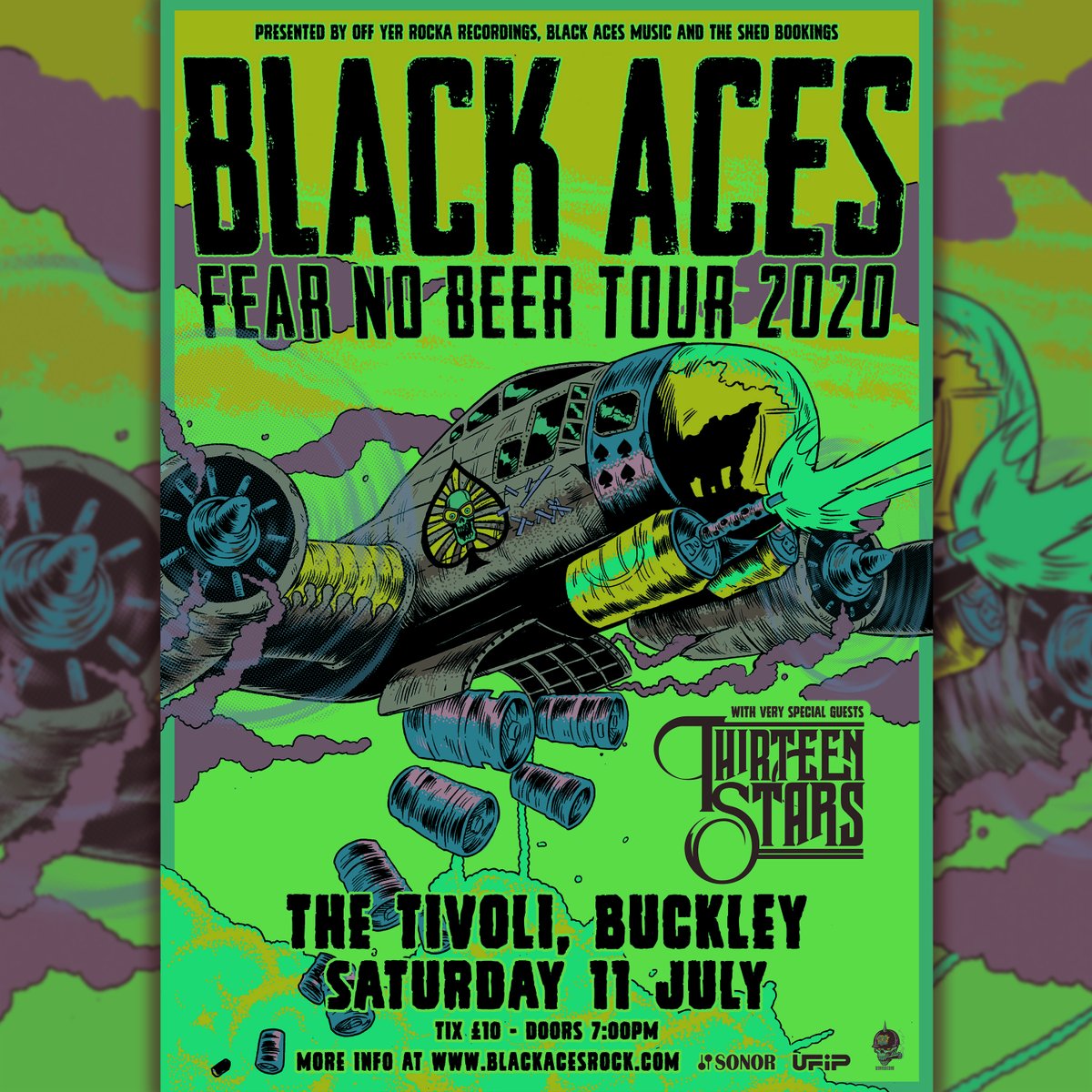 ***NEW SHOW ANNOUNCEMENT***
We are set to return to Wales on the FEAR NO BEER TOUR and once again grace the stage of The Tivoli Venue, Saturday July 11th, alongside touring brothers Thirteen Stars.
Tickets go on sale 10AM GMT Tuesday March 3rd from tivolivenue.com/ticket-shop/