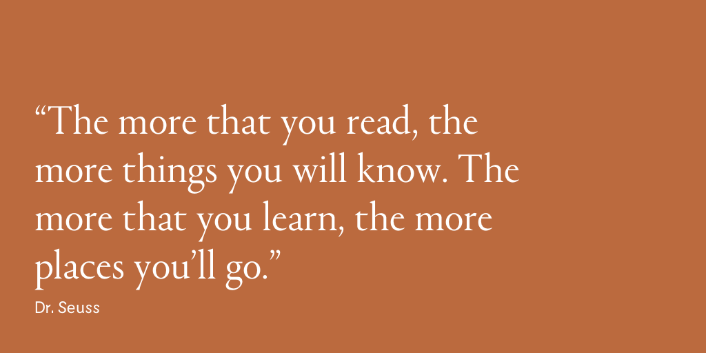 Italic_Type's tweet photo. For adults who used to be kids
and kids that are growing up tall 
thank you for inspiring us to love reading and books, 
*literally* the best thing of all! 
#ReadAcrossAmericaDay #DrSeussDay https://t.co/QjiAP52x4z