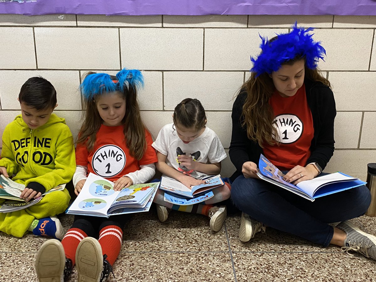 Celebrating #ReadAcrossAmericaDay the best way possible- with a reading train! Thanks <a href="/RZigman26/">Rachel Zigman</a> for organizing. The students loved it!! 🥰 📚<a href="/NutSwampSchool/">NutSwamp School PTA</a> <a href="/MTPSpride/">Middletown Township Public Schools</a> <a href="/KristenBrewer07/">Kristen Brewer</a> @DrGeorge_MTPS