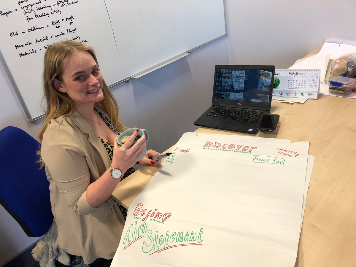 TracyMellor3's tweet photo. When @Hollystinch turns up for a quick chat about a QI project, you come back from making a brew and she is like “here’s one I made earlier” 🤣 @Carolyn_Brenn #PennineCareQI #QILeader #LearningDisabilityteam https://t.co/Ma8GiGLkgj
