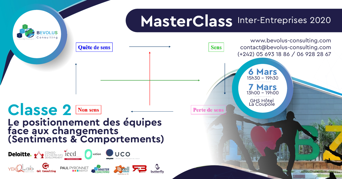 [ GRAND RENDEZ-VOUS DE COACHING ]
#Innovez en matière d’énergie humaine
#Mobilisez l’intelligence collective dans votre équipe
#Approche_Opérationnelle #Ateliers_Coaching #Échanges #Retour_Expérience
Les Tickets au ☎: +242 06 928 28 67
#BPSCG  #MasterCoachingBrazza2020 
#Bevolus