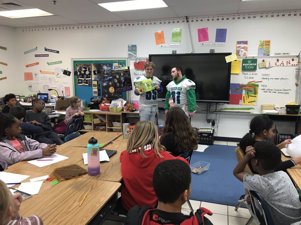Grace Unger (@gmunger1) on Twitter photo Thank you <a href="/GRHS_Stallions/">Green Run Stallions</a> football players for coming to help celebrate Read Across America! <a href="/BrookwoodElemen/">Brookwood Elementary</a> kids loved talking with you and hearing you read! #rolemodels #ReadAcrossAmericaDay Thank you <a href="/GRHS_Stallions/">Green Run Stallions</a> football players for coming to help celebrate Read Across America! <a href="/BrookwoodElemen/">Brookwood Elementary</a> kids loved talking with you and hearing you read! #rolemodels #ReadAcrossAmericaDay