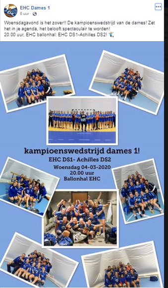 HVEHC's tweet photo. Woensdagavond kampioenswedstrijd https://t.co/mRHLtgyBl9