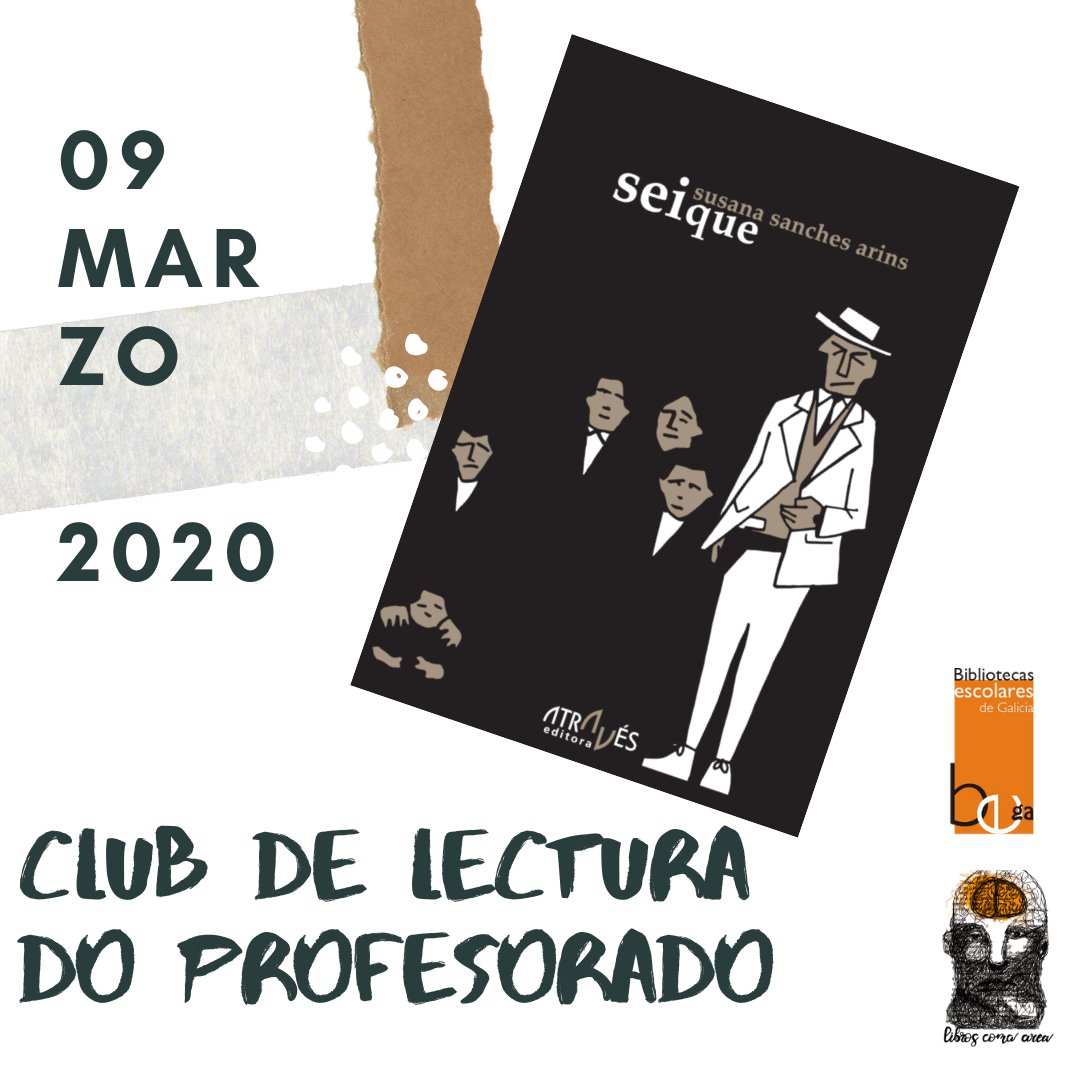 zuno_gurur's tweet photo. Club de lectura do profesorado
#bescolaresgal #clubdelectura #libroscomaarea #seique #SusanaSánchezAríns @mercetgato https://t.co/Hc9oOHka3j