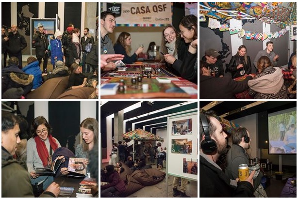 DestinationQSF's tweet photo. 🌙 Québec sans frontières était à la Nuit blanche à Montréal! #NBMTL Des centaines de personnes sont venues découvrir ce qu'est l'expérience QSF! #JeFaisQSF #DestinationSolidarité #ProjetQSF @MRIF_Quebec 
Voir toutes les photos 👉 https://t.co/uTPgKIhMAt https://t.co/FRA1ouzwUR