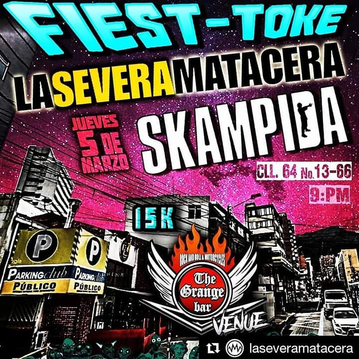 RockPunchM's tweet photo. @RockPunchM @LASEVERA @SKAMPIDA gran fiesta y un toke paara no perderse con muchas sorpresas e invitados. Los esperamos. https://t.co/PMzxICbfLt