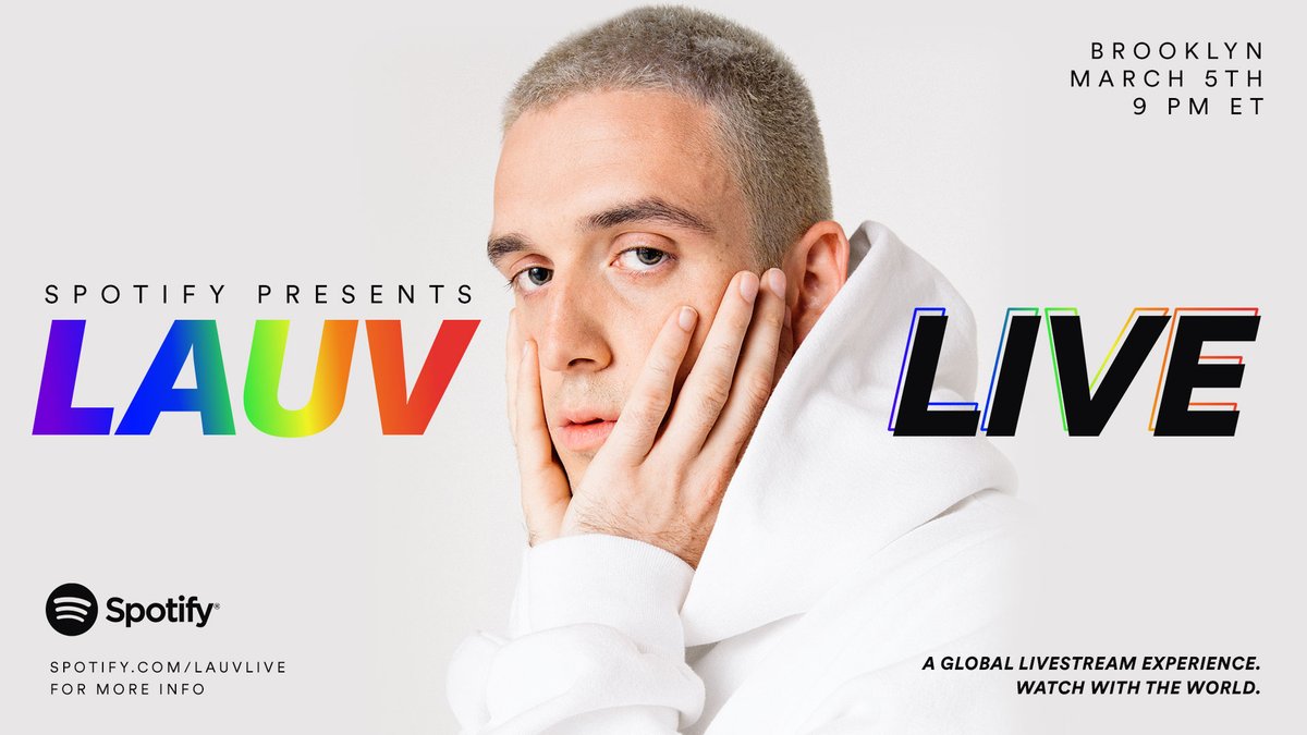Lauv On Twitter Playing A Show Thursday In Nyc And Livestreaming