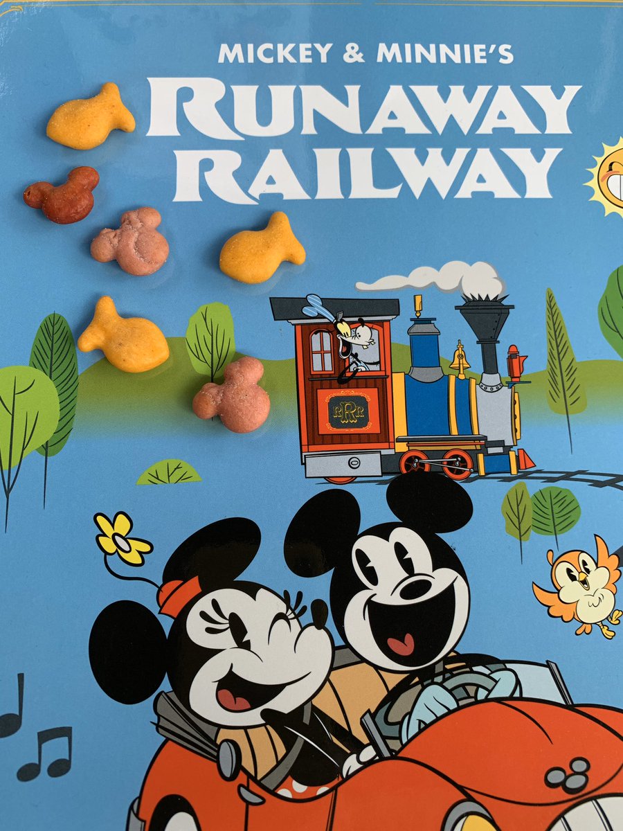 Can you spot which goldfish are Minnie and Mickey? The bows knows! Mickey &amp; Minnie’s Runaway Railway ride opens March 4!