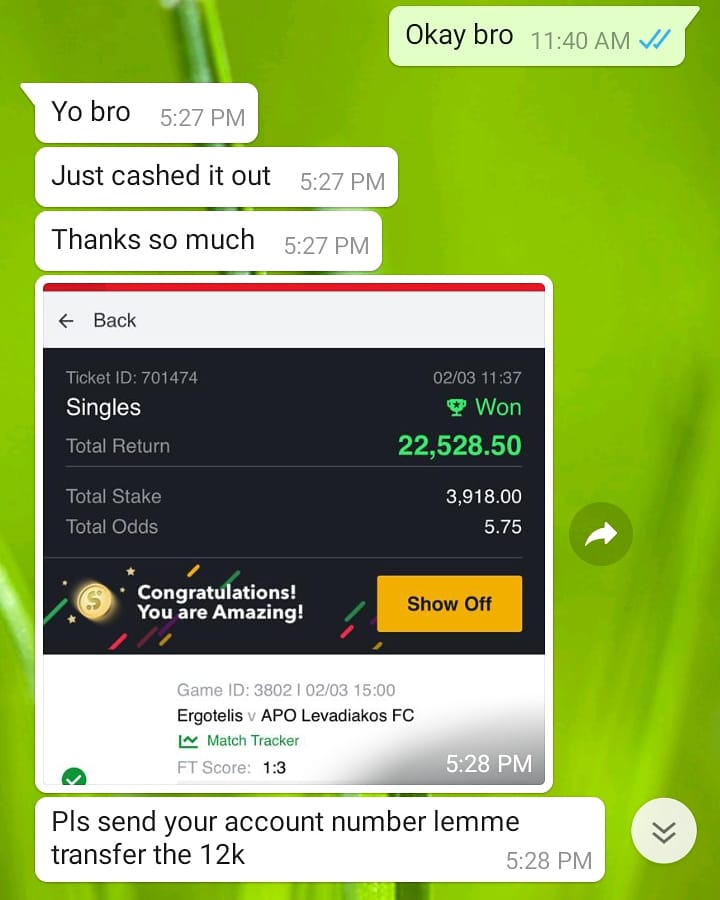 _pay_after_win's tweet photo. Winning!!! https://t.co/vBQ64B5P9M