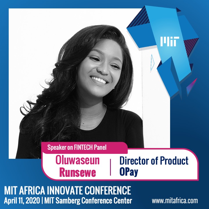 We are thrilled to welcome Seun Runsewe <a href="/SRunsewe/">Ice Cream</a>, the Director of Product at <a href="/OPay_NG/">OPay</a>, as a panelist on the Fintech panel, to the 10th annual MIT Africa Innovate Conference on April 11, 2020.
Get your tickets today! mitafrica.com/aic2020