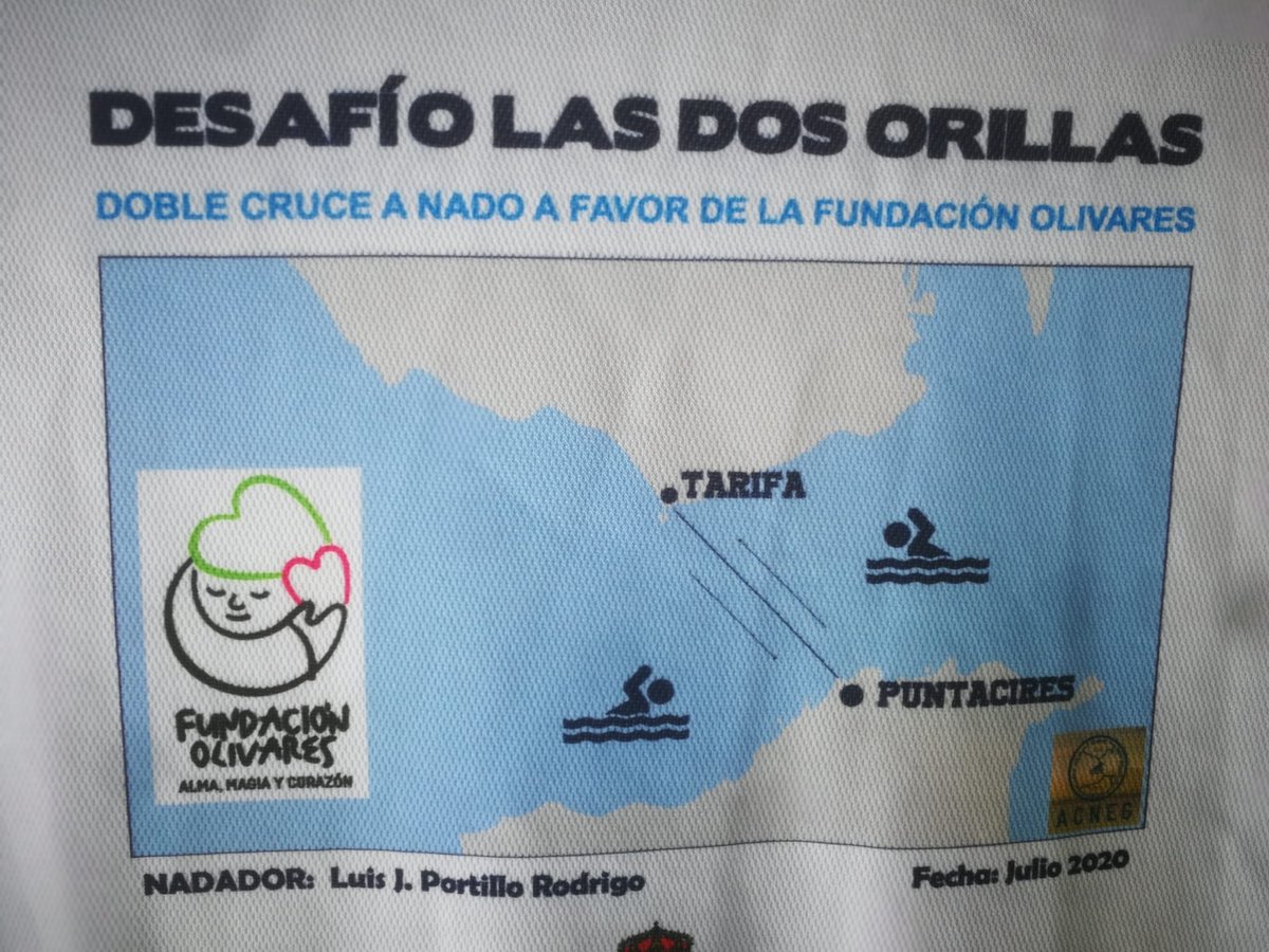 luporo76's tweet photo. Este verano, como nadador del @RCMediterraneo, con @ACNEG1 intentaré realizar el #desafiolasdosorillas a favor de la @FundOlivares https://t.co/1WnCh5VCMu