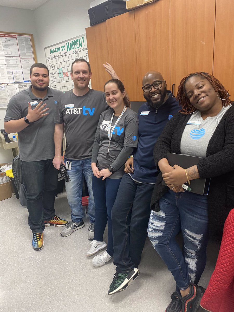Squad!!! 4 TVs and 2 broadband so far out of MACON!!! New ASM Michael Smith (cs230s) Shoutout to Haydee, Brandon and Arianna <a href="/JessBSalesATT/">Jessica B</a> <a href="/DuncNation1/">Mark Duncan</a> <a href="/gsc_unitedforce/">GSC United Force</a>