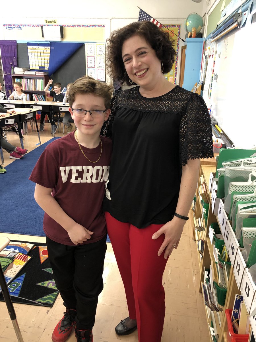PrincipalForest's tweet photo. For Read Across America Day, we had guest readers stop by Forest to read to all of our grade levels.  Thanks to Councilwoman McGrath who read to grade 3 and Verona Public Library Director Pascal who read to grade 1. https://t.co/tQGhGWr3zp