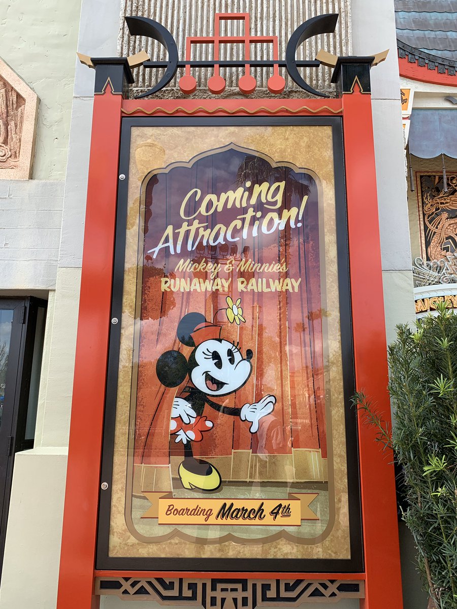 Get ready to jump on Mickey &amp; Mickey’s Runaway Railway! It opens March 4 at Hollywood Studios. #runawayrailway