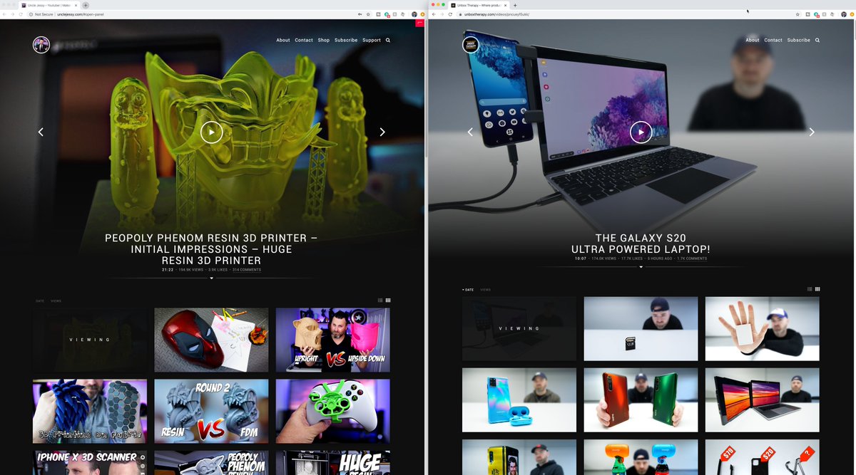 UncleJessy4Real's tweet photo. Look at what @UnboxTherapy &amp; I have in common

Our websites are powered by @getRIVYT🤘🔥

Ive been a RIVTY user almost 3 years now!

Make a site for yourself in seconds
https://t.co/lRE8hc4roi

Thanks again to @ProductHunt for helping me find these guys

https://t.co/9IfT2fpupw https://t.co/az6pc2MjsO