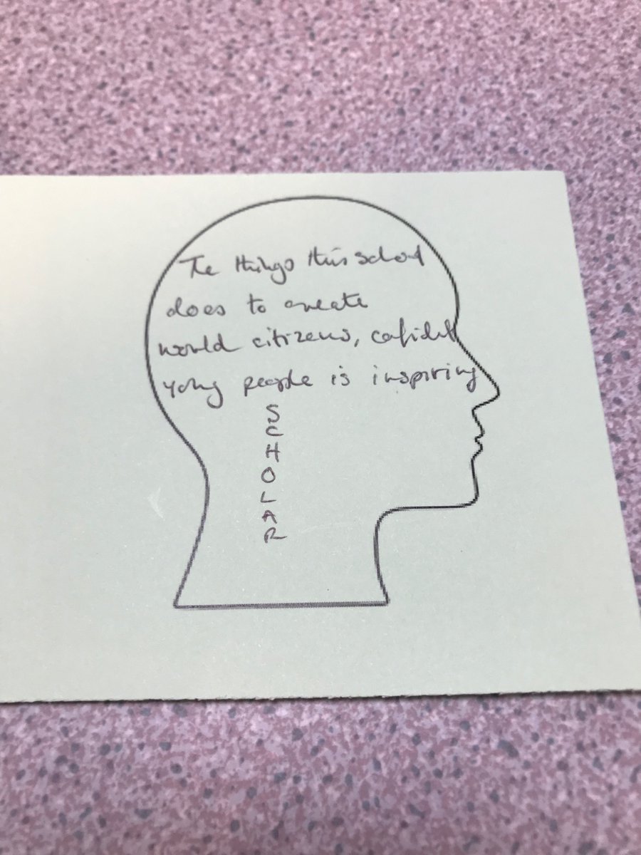 What a great school - this made my heart sing. Staff working together to move mountains in creating independent learners #scholarlyhabitsofminds