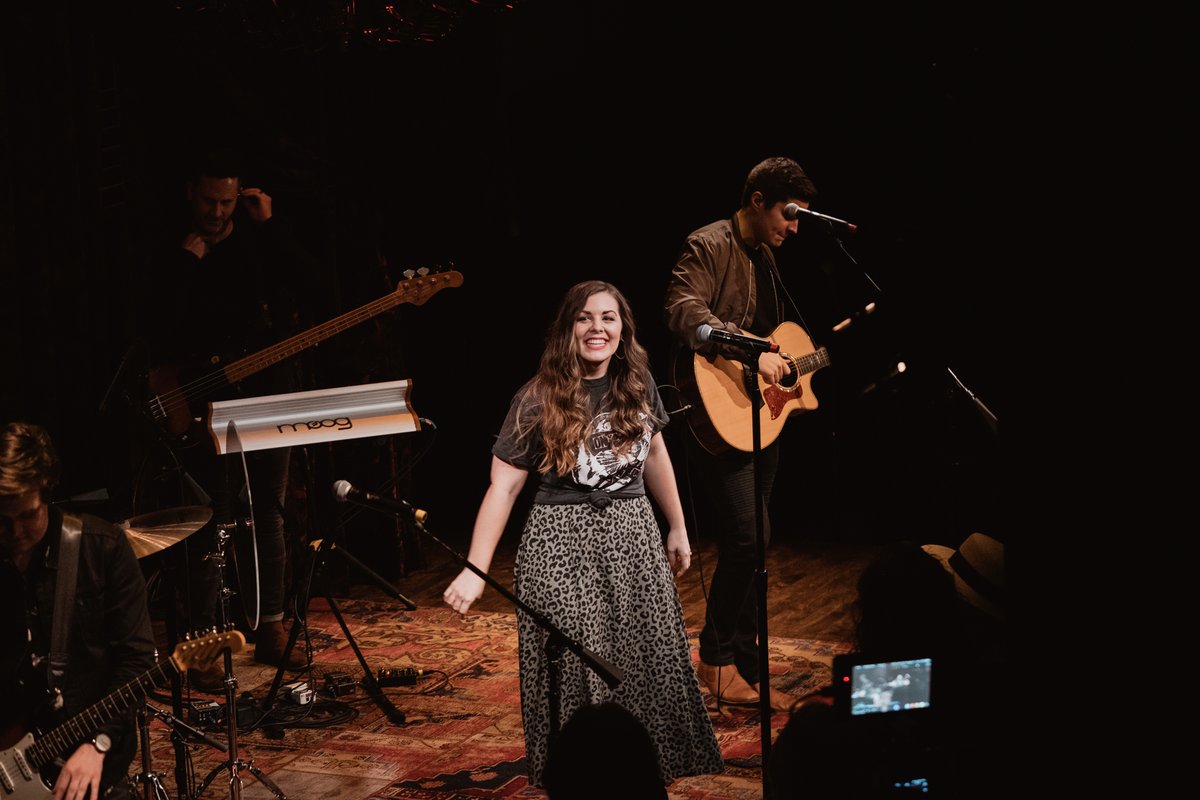 HannahKerr's tweet photo. There’s just no better band than my buds from @npcworship! I love any excuse to play music with these guys—they make me laugh so much, and Jason and I loved hanging with them on the Faith Tour this past fall! ❤️ 🎸🥁🎹
.
#HannahKerr #ListenMore #CCM https://t.co/dGCRSB7kw1