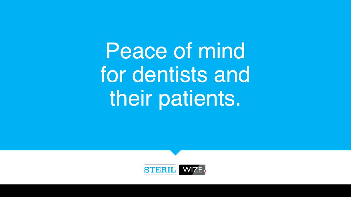 SterilWizeLtd's tweet photo. Peace of mind for dentists and their patients. https://t.co/f385ksyxDV
#Dentist #dentists #dentistry #sterilization #dentalclinic #computerguided #wize #sterilwize #autoclave #sterilize https://t.co/QS8ICUhvot
