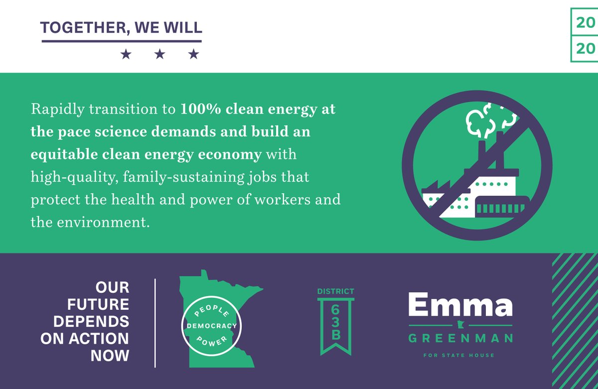emmagreenman's tweet photo. Last week Minnesotans across the state & here in 63B came to #CaucusForClimate, calling us to lead together to protect our climate, air & water. Emma's ready. Our environmental agenda starts with the equitable transition to 100% clean energy at the pace science demands. #Emma63B https://t.co/EKTCFfFKv1