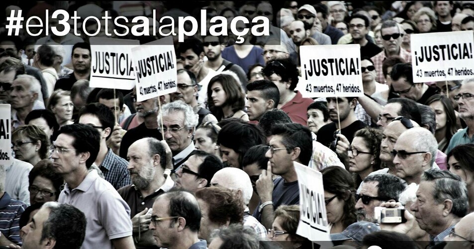 Mañana 19 h Plaça Mare de Dèu con tu camiseta.
Que el viento lleve lejos nuestra voz y que esa plaza nunca olvide que la @Avm3j luchó más de 13 años por saber la verdad sobre el accidente y reclamar justicia. Ojalá nunca  nadie más tenga que vivir algo así.