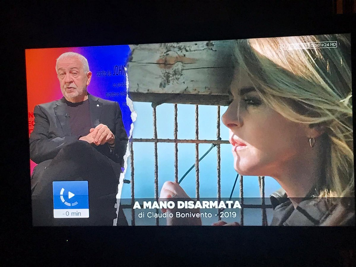 FedeAngeli's tweet photo. L'8 marzo, su Sky, andrà in onda il film che parla della mia vita sotto scorta.
A Mano Disarmata.
Bel giorno per mandarlo in onda, grazie.
#amanodisarmata https://t.co/RkFr5C7pqn