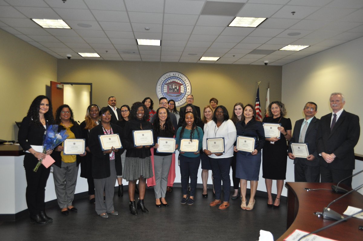 HACLA1938's tweet photo. HACLA is committed to our employees💪. We are proud to present the graduates of the 2019 Leadership Program! #HACLALeaders #PathwaystoOpportunity https://t.co/nDjF4OjPWB