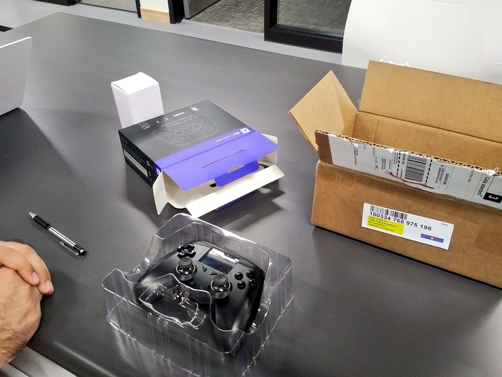 Unboxing the <a href="/AllController/">A.L.L. CONTROLLER</a> Kickstarter reward with Al from <a href="/MicrofactoryC/">microfactory coop</a> and adding this universal device to <a href="/NorthMakers/">NorthumberlandMakers</a>' repository of cool tech here at the <a href="/Venture_13/">Venture13</a> MakerLab. Can imagine some unconventional uses for this... #TechNorthumberland