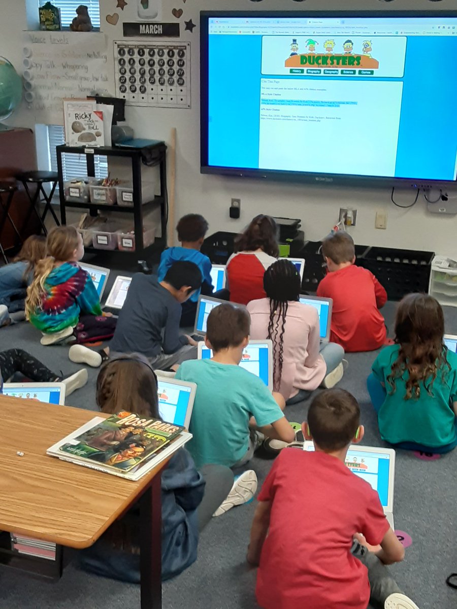Learning how create a bibliography with Mrs. Stallbaumer. #bearshine <a href="/AngStallbaumer/">Angie Stallbaumer</a>