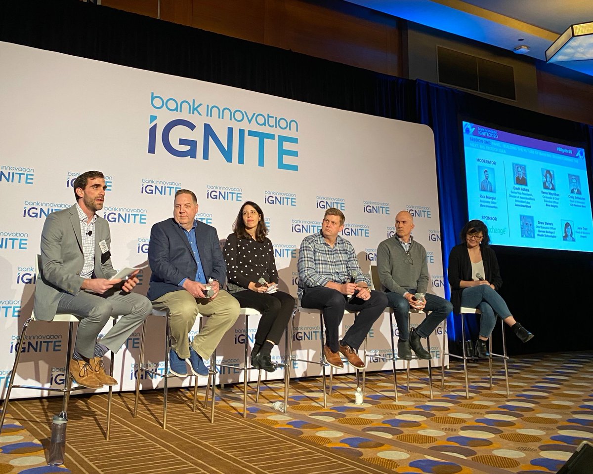 FinAi_News's tweet photo. Live from #BIIgnite20, @RickAnselMorgan is currently leading our first session about the next big idea in #fintech and banking. https://t.co/rh9jvcTeeP