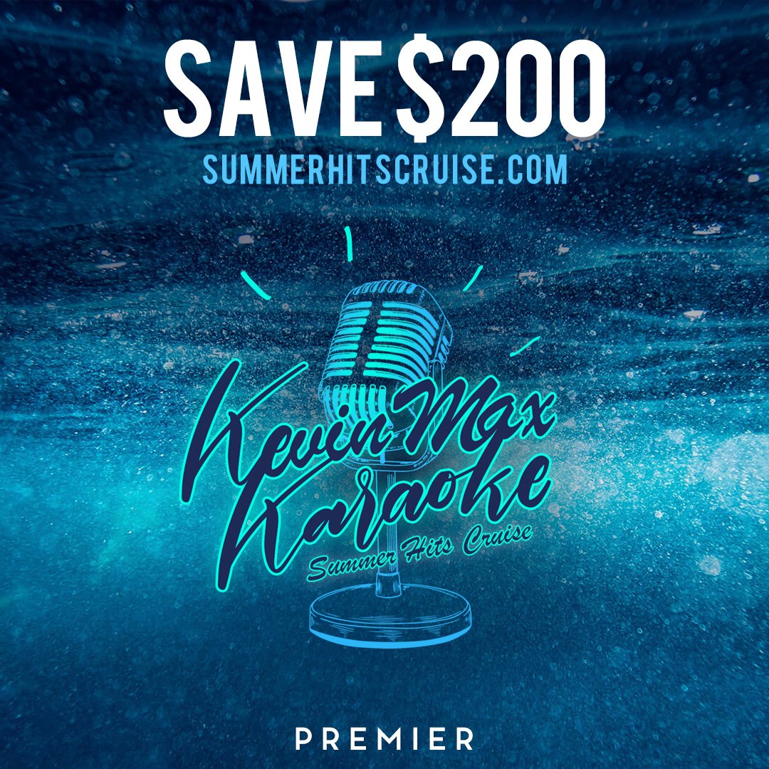 🌴SAVE $200 when you book by March 31st!
PLUS you will be entered into win a spot in 🎤 Kevin Max Karaoke. Use Promo Code: Max

#summerhitscruise #premiervacay
summerhitscruise.com