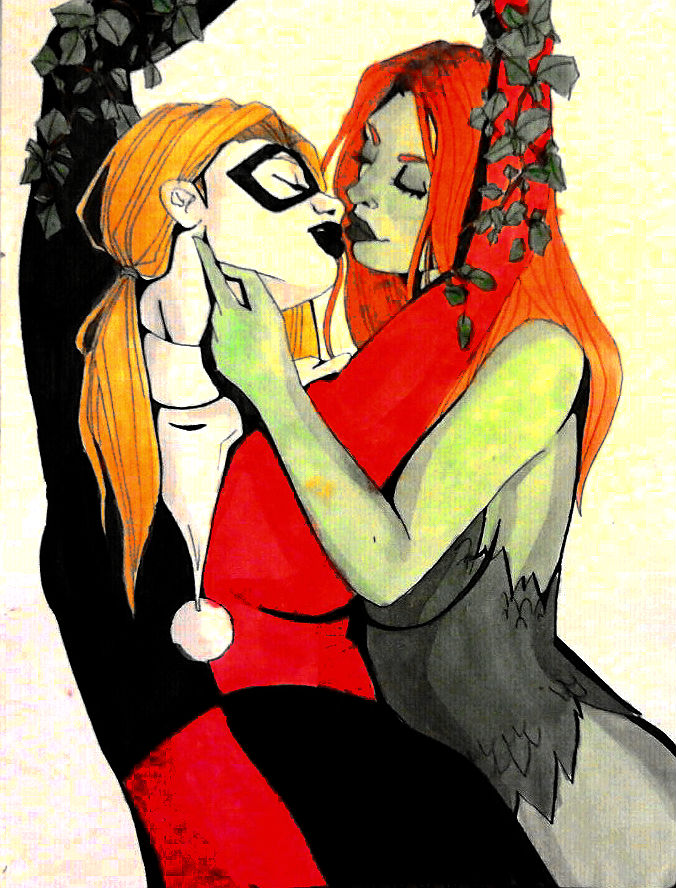 Harley and Ivy by larutzi. pic.twitter.com/yEFifveIwq. 