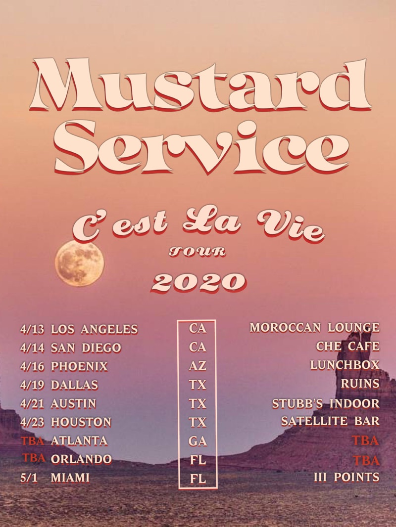 🌭TOUR TIME🌭

Coming to a city near you.
Get your diapers ready my babies. 
Tickets available at mustardservice.com

#tourtime #pooptime #peepeepoopoo