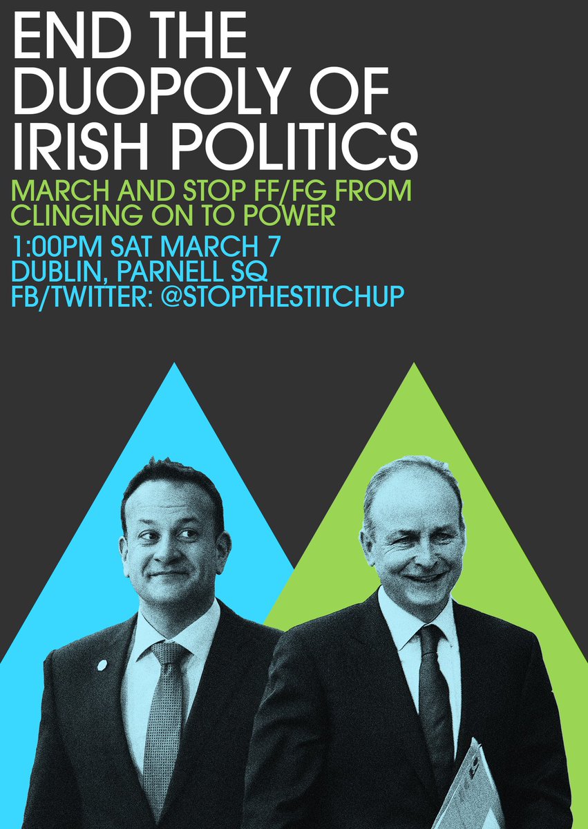_HousingCrisis's tweet photo. #StoptheStitchUp Support @StitchStop Day of Action against #FF/#FG this Saturday 7th March, Parnell Square, Dublin at 1pm. 
#breakthecycle #homesforall #endhomelessness
#endevictions #rentcontrols #publichousing #changeiscoming https://t.co/l5t3rqHlHY