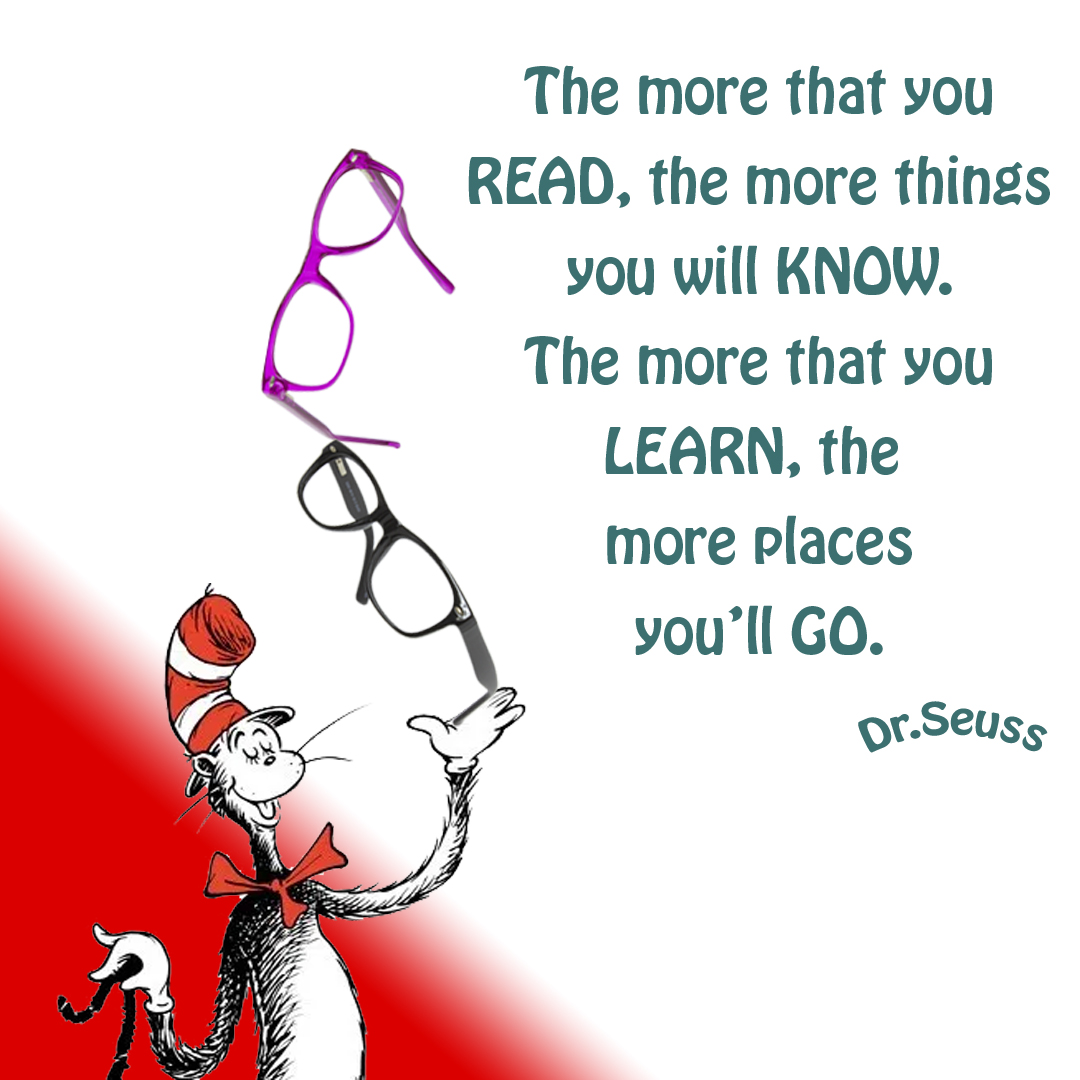 ClaritiEyes's tweet photo. #DrSeussDay #Claritieyewear #Eyeglasses #Fashioneyewear #Eyeglassesfashion #Eyewear #Eyecare #Eyeframes #Glasses https://t.co/00jGdvg6H9