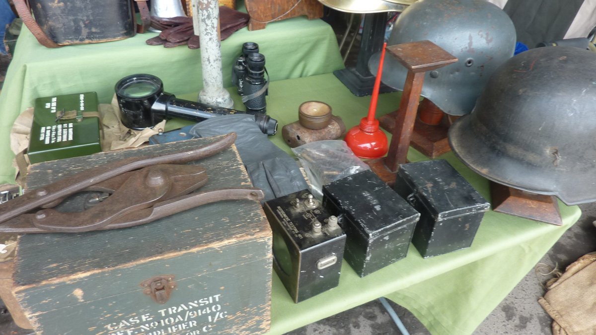 19th April Militaria Fair at Penkridge Market . ALL Reenactors are welcome in kit . Military vehicles on display too..