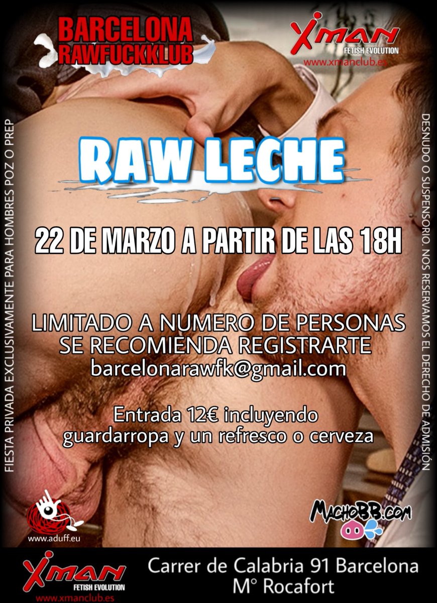 ADUFF_NET's tweet photo. Espero que vendras a mi evento #xmfist y a la raw leche
Estare estos tres dias en el @ClubXman https://t.co/cppsTRAiIJ