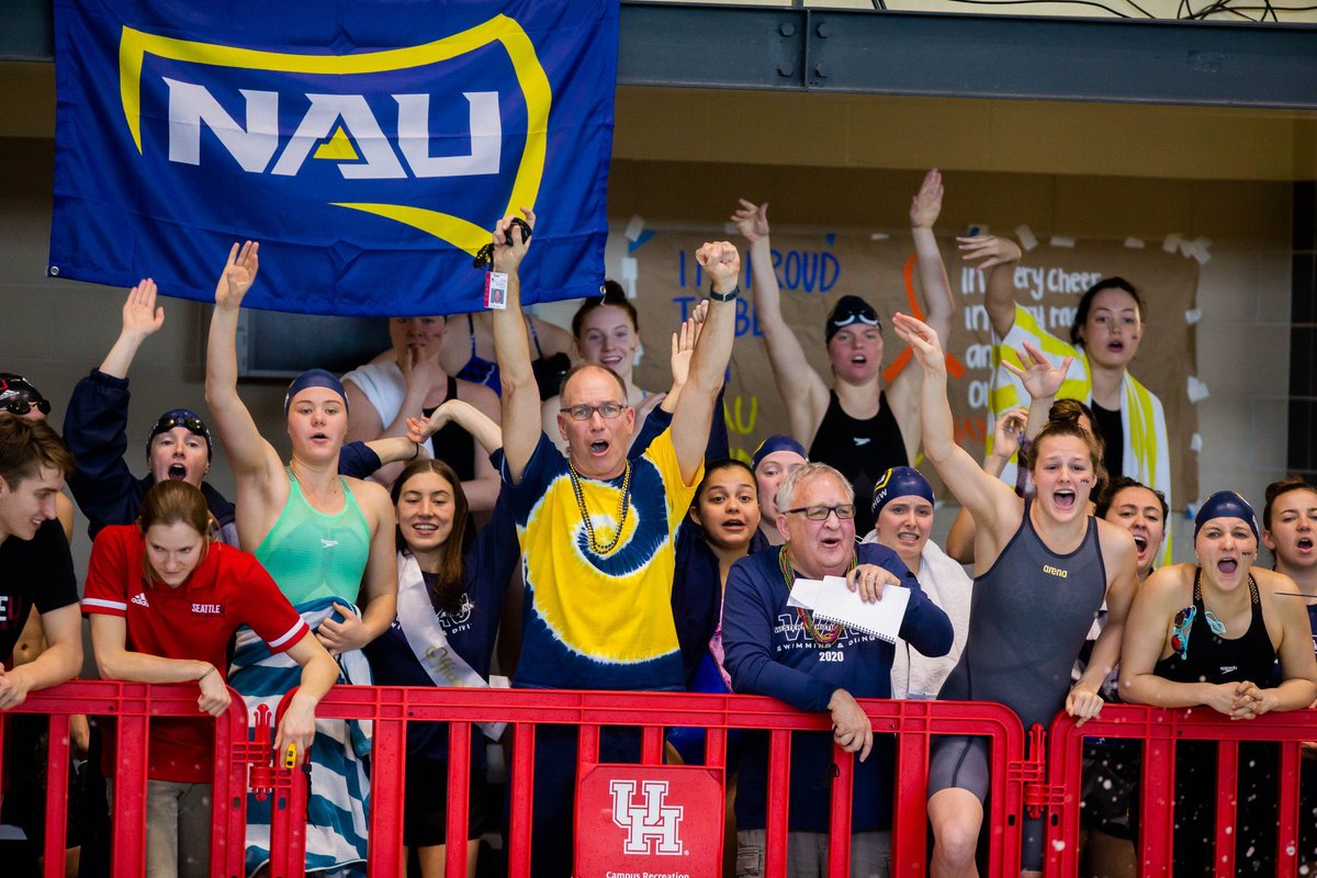 NAUSwimDive's tweet photo. Still thinking about our 7️⃣TH WAC Championship win. 🥇💗

#NAUStrong ⚒🌲💪 #WACsd https://t.co/Gtnn2I9LYO